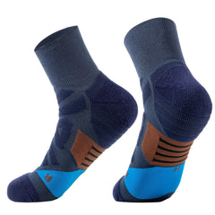 Breathable Cushioned Running Socks with Arch Support for Men