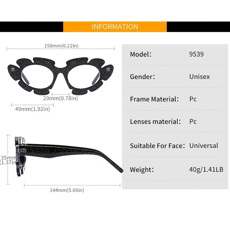 Flower Frame Light Blocking Glasses for Women
