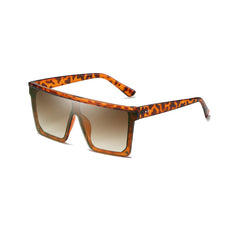 Big Frame One-piece Sunglasses Retro European American Couple Glasses
