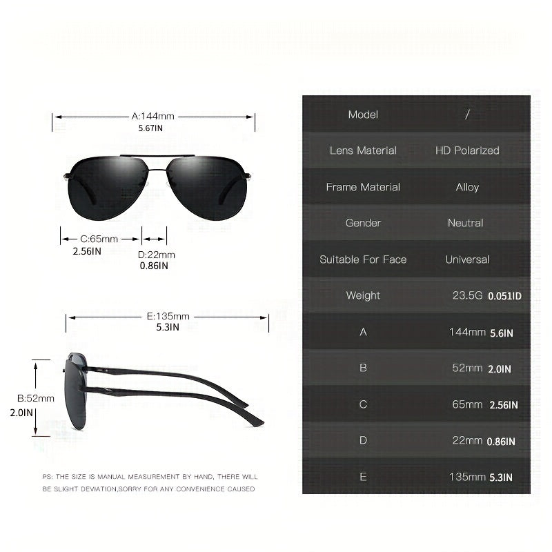 Men Polarized Sunglasses UV400 Sunshade Summer Sunglasses