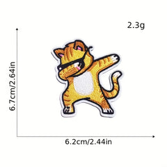 5pcs Superanimals Iron On Patches Sew On Embroidered Applique Repair Patch