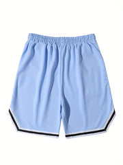 Men's Streetwear Shark Graphic Drawstring Shorts