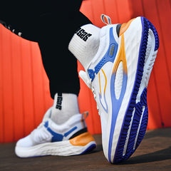 Men's Soft Sole Running Shoes Non Slip Lace Up Sneakers