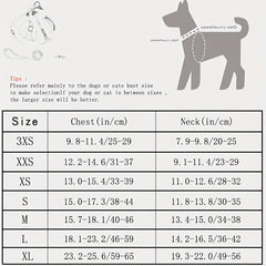 Winter Warm Dog Harness With Leash Set