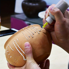 5PCS Pottery DIY Squeeze Mud Painting Bottle Random