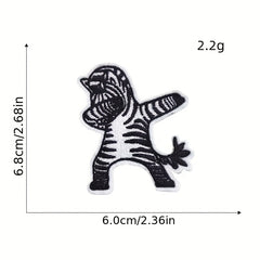 5pcs Superanimals Iron On Patches Sew On Embroidered Applique Repair Patch