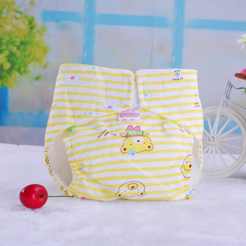 Baby Cloth Diapers Cartoon Newborn Cotton Waterproof Diapers