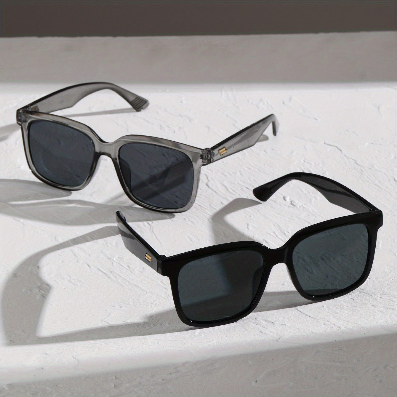 Square Sunglasses Anti Glare for Driving Beach Travel UV400