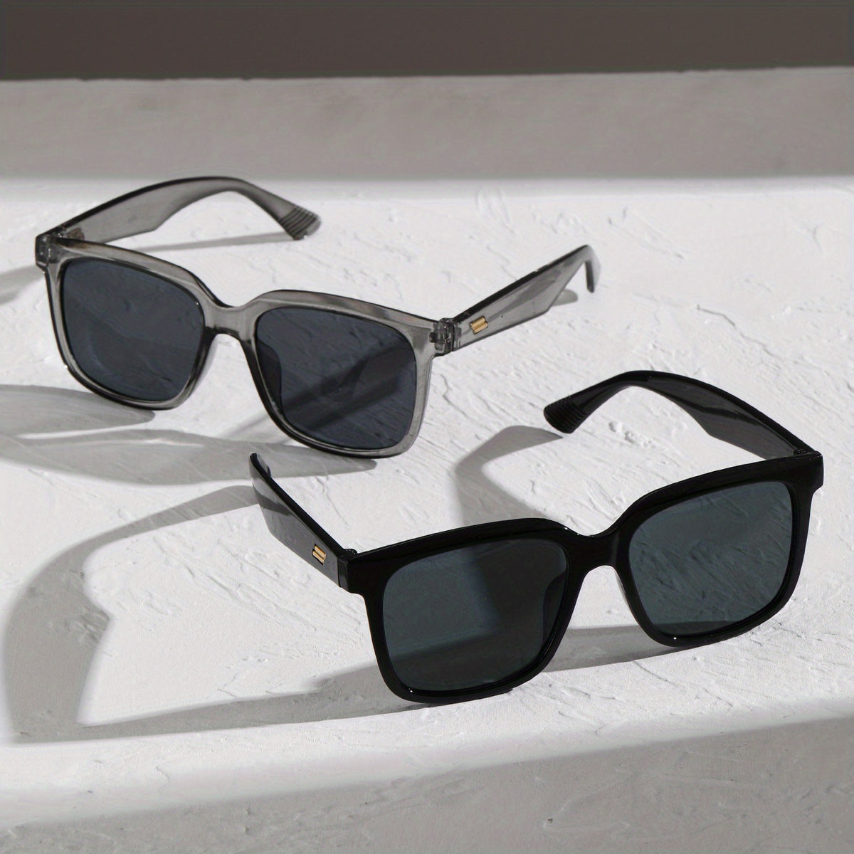 Square Sunglasses Anti Glare for Driving Beach Travel UV400