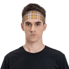 Signature Check Plaid Headband for Sport & Casual Outfits - Thanksgiving