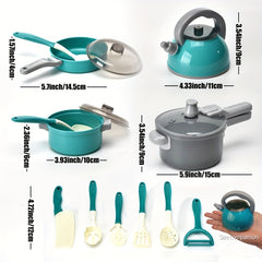 12pcs Play Kitchen Toy Set Mini Cooking Toy Birthday Gift