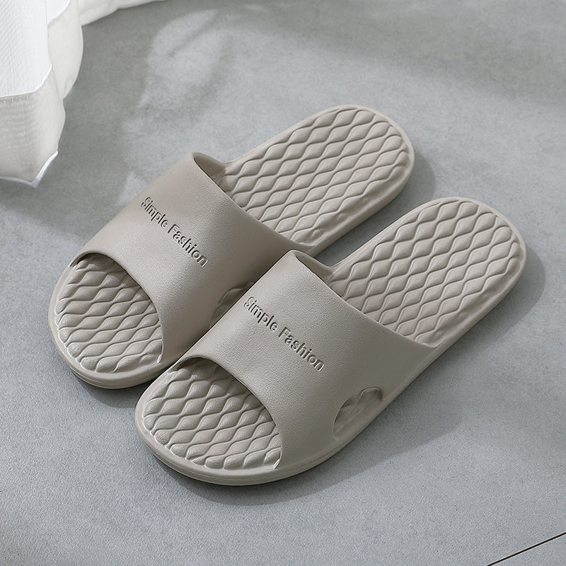 Men's Lightweight Non Slip Slides Open Toe Slippers