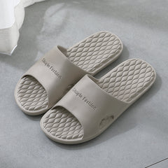 Men's Lightweight Non Slip Slides Open Toe Slippers