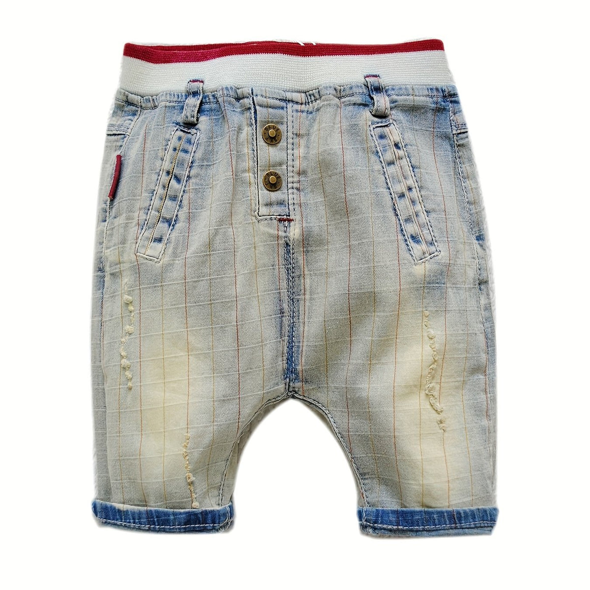 Summer Baby Boys Harem Shorts Soft Denim Jeans
