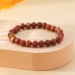 Matte Beaded Bracelet Set For Men Women Semi Precious Gemstone Beads