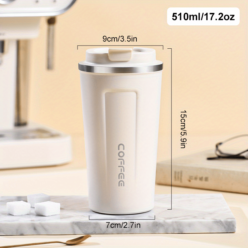 European Style Stainless Steel Insulation Mug - 380ml/12.8oz
