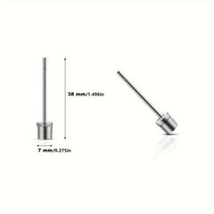 100pcs Basketball Pump Needles Air Pump Needles with Storage Box