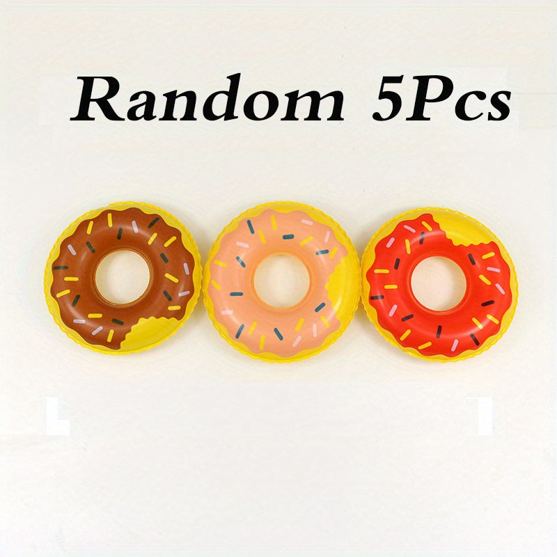 5Pcs Set Mini Swimming Ring Toy for Baby Fun Swimming Doll