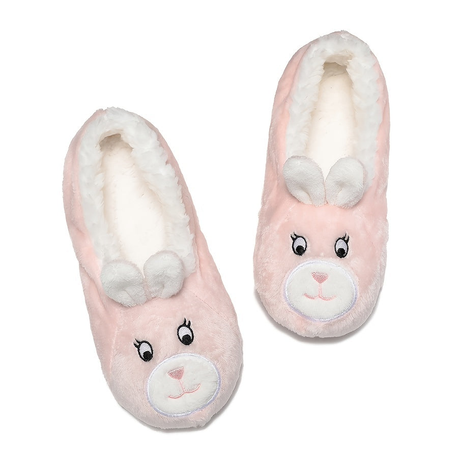 Cartoon Animal Plush Socks for Women