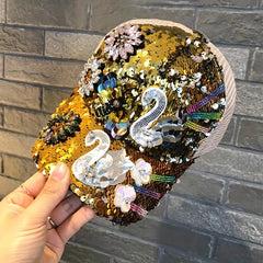 Sequin Baseball Cap Hip Hop Adjustable Trucker Hat
