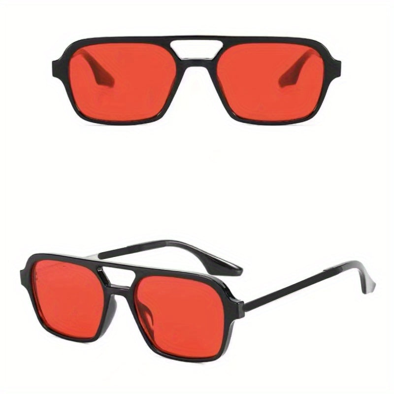 Men's Classic Business Sunglasses Square Outdoor Cycling Fishing Glasses