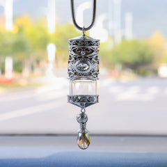 Car Aromatherapy Perfume Pendant Empty Bottle Alloy Car Interior Decorations