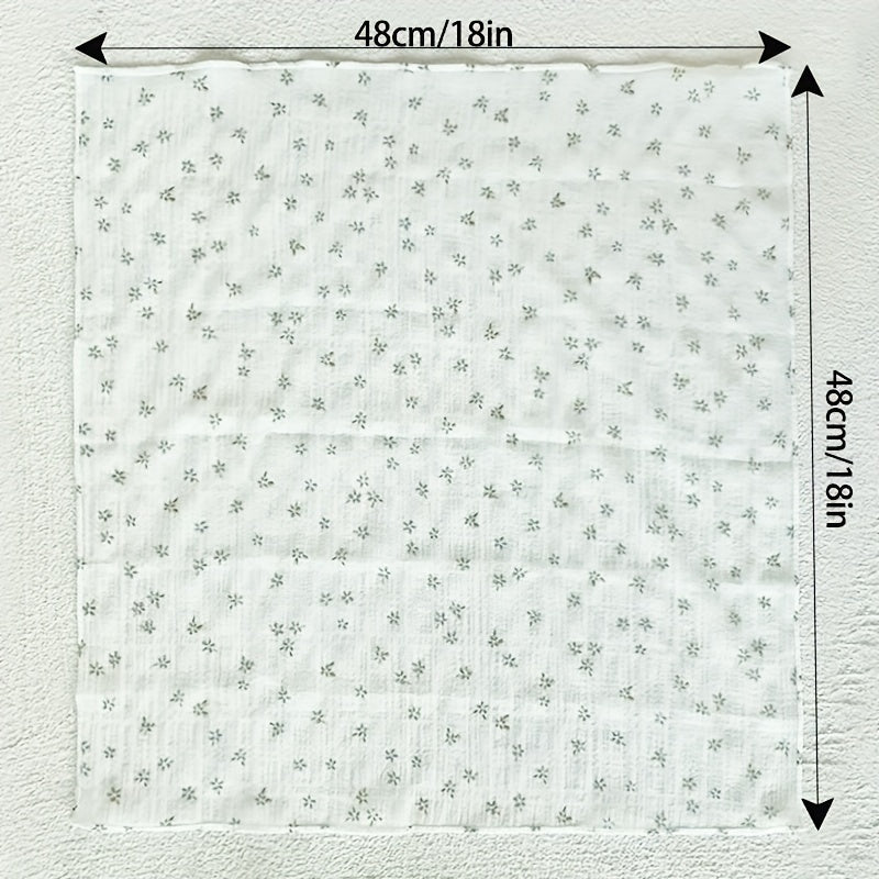 Floral Print Hair Bandanas Headscarf Women Hairbands Fabric Headwrap