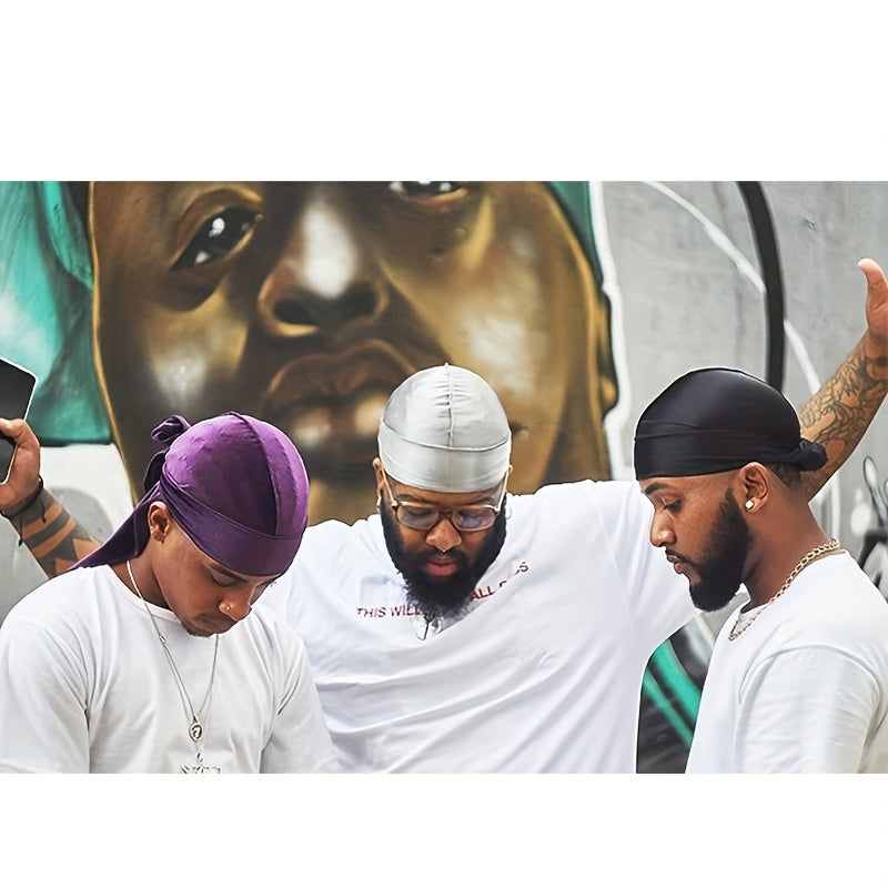 Outdoor Casual Satin Silky Du rag For Men And Women
