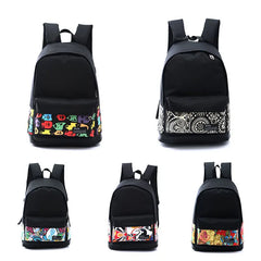 Girls Preppy Style Backpack Vintage Rucksack 15