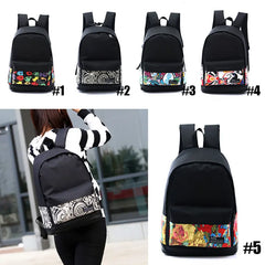 Girls Preppy Style Backpack Vintage Rucksack 15