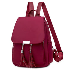 Women's Oxford Shoulder Bag Backpack for School Girls