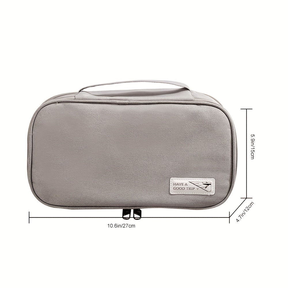 Portable Travel Underwear Bag Lightweight Zipper Luggage Bag