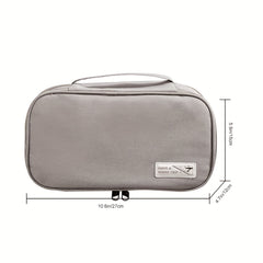 Portable Travel Underwear Bag Lightweight Zipper Luggage Bag