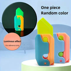 3D Printing Sensory Fidget Toy Anxiety Stress Relief Carrot Toy 1 Pc