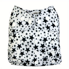 Baby Diaper Print Reusable Pocket Cloth Diaper