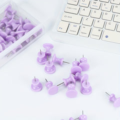 35pcs Multifunctional Macaron I-shaped Nails Office Supplies