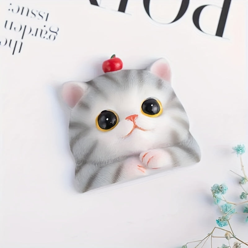 3D Resin Cat Switch Sticker Decorative Wall Sticker Light