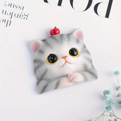 3D Resin Cat Switch Sticker Decorative Wall Sticker Light