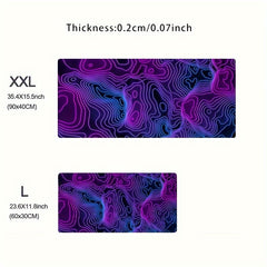 Line Art Game Large Mouse Pad HD Print Office Computer Table Mat