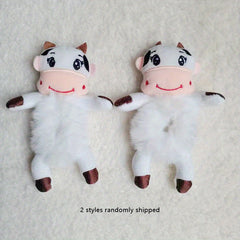 Velvet Hair Scrunchies Elastic Rubber Bands Plush Animal Ponytail Hair Accessori