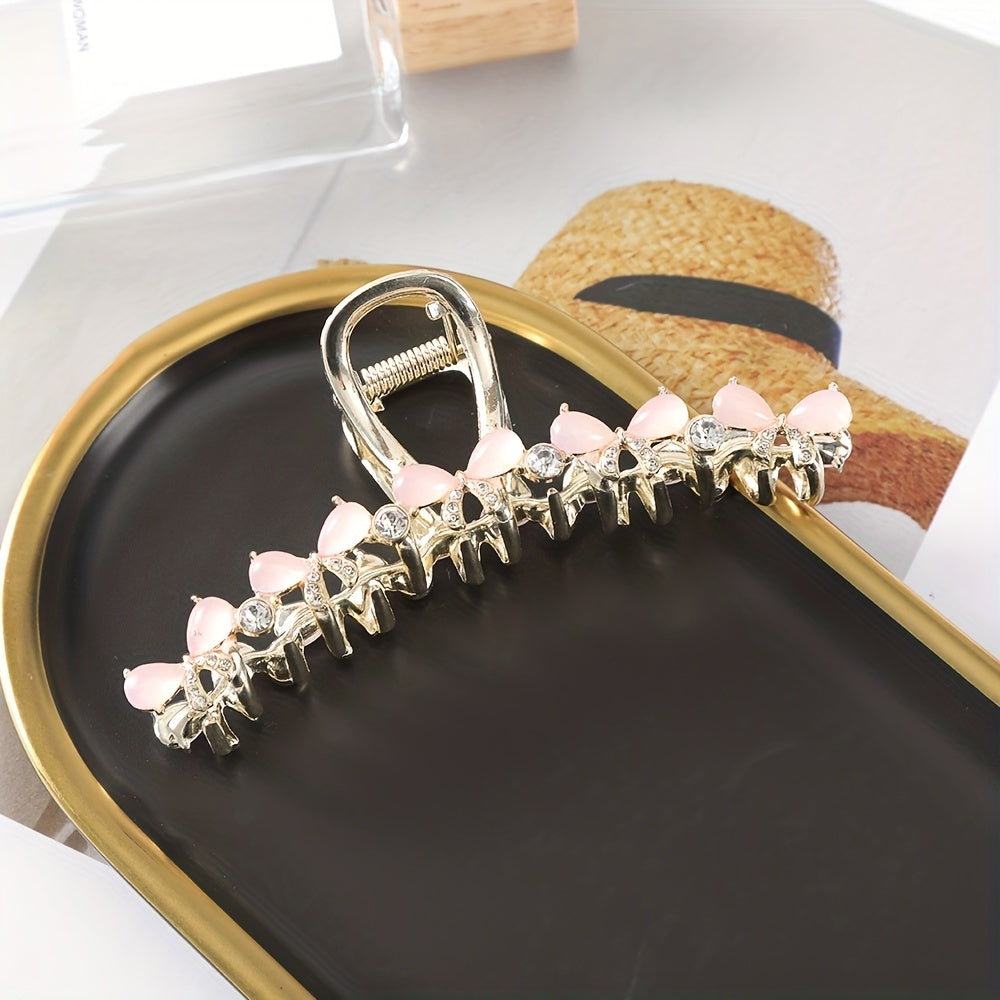 Resin Bowknot Shark Claw Hair Clip Head Jewelry