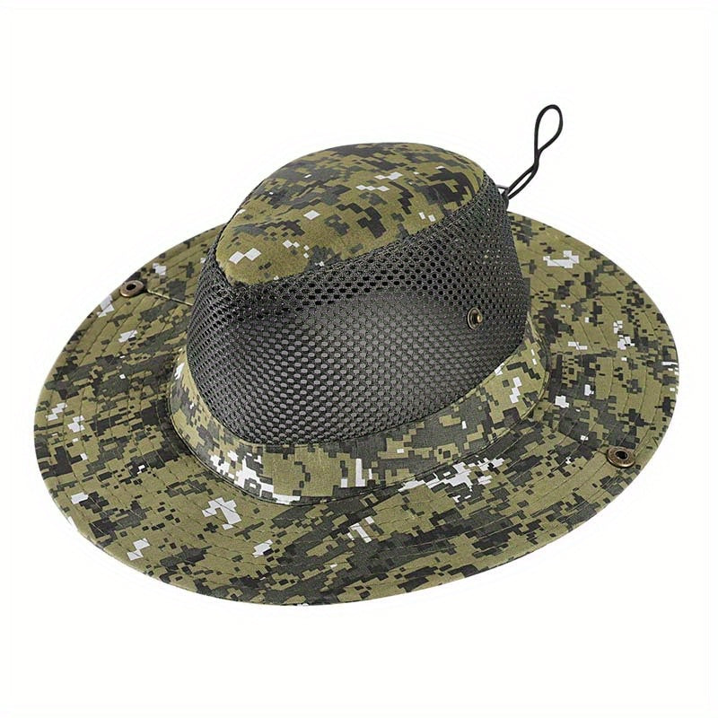 Camouflage Fishing Hat Sun Protection Bucket Hat for Outdoor Activities