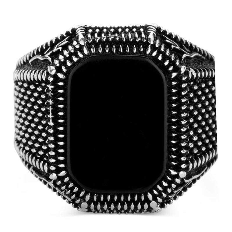 Men's Rhinestone Zinc Alloy Ring
