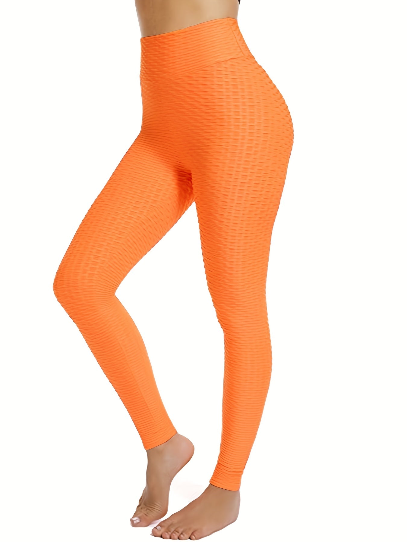 Women's High Waist Butt Lifting Yoga Leggings for Fitness and Running