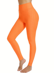 Women's High Waist Butt Lifting Yoga Leggings for Fitness and Running