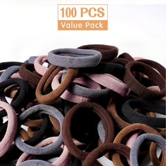 Solid Hair Tie Style Hair Rope Elastic Ponytail Holder Hair Ring Women Girls Hai