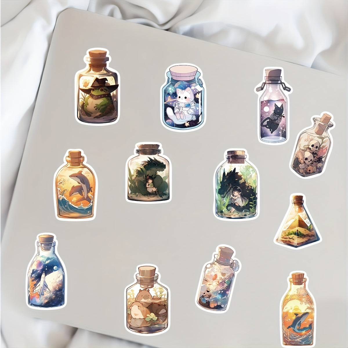 50pcs Waterproof Skateboard Decoration Stickers