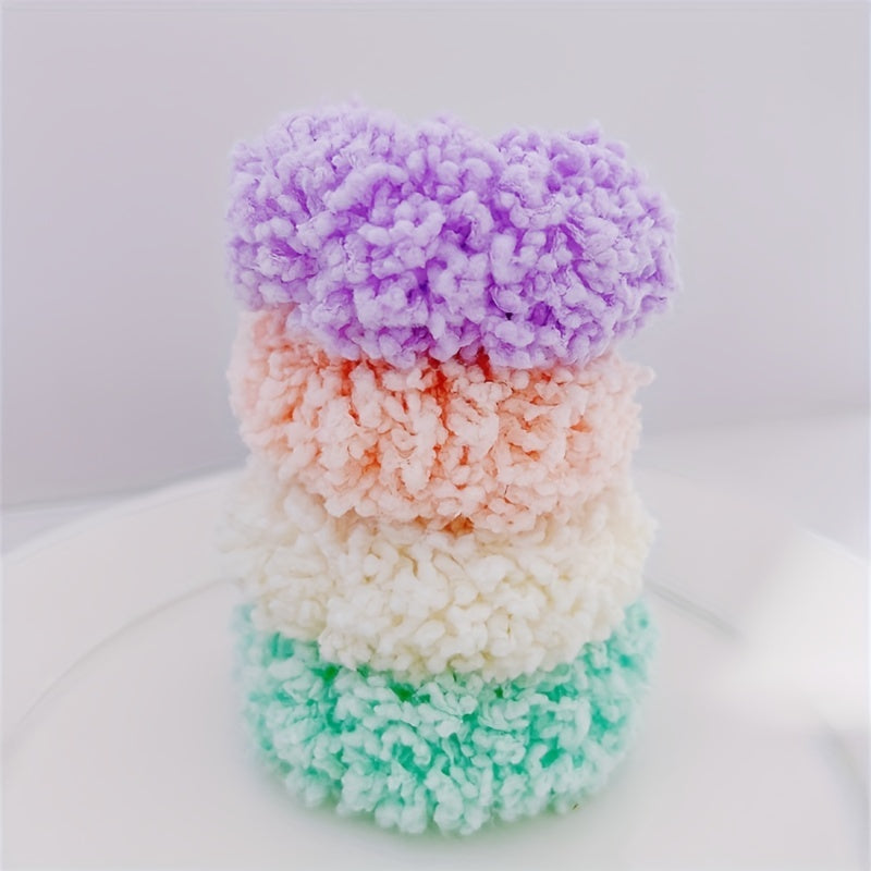 4pcs Luminous Hair Band Rubber Band Head Rope for Hair Tie