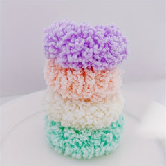 4pcs Luminous Hair Band Rubber Band Head Rope for Hair Tie