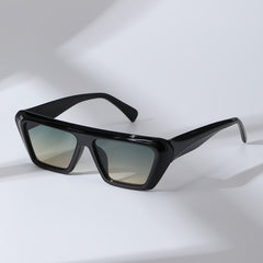 Cat Eye Sunglasses Gradient for Women Men Outdoor Sunshade Square Glasses